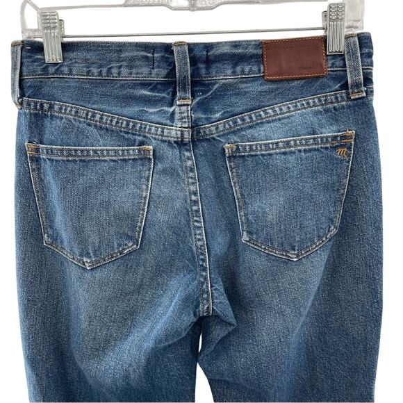 Madewell Boy Jean Relaxed Fit Baggy Distressed Boho Indie Denim Jeans Size 24 - Picture 4 of 12